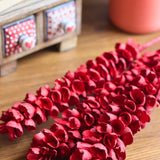 Dried Red Phalaris Flower Bunch