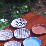 Set of 6 Mealtime Handmade dessert plate (for the price of 5) with  premium quality material