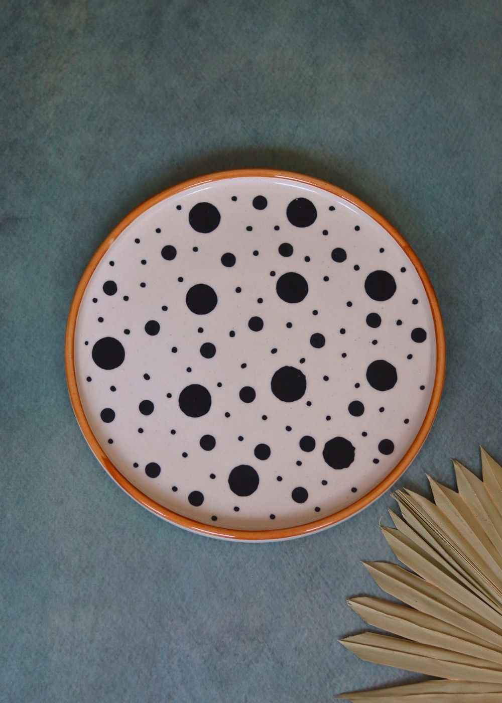 Handmade Polka platter