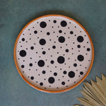 Handmade Polka platter