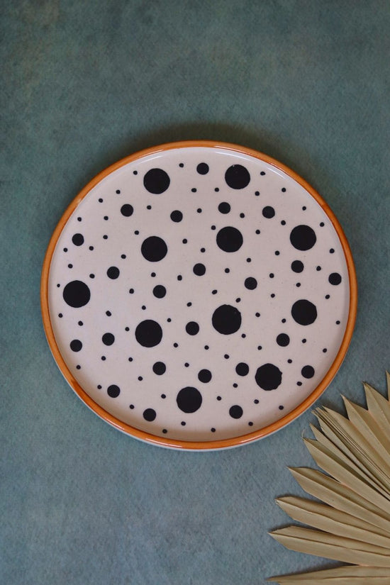 Handmade Polka platter