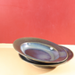 Metallic Green Pasta Plate