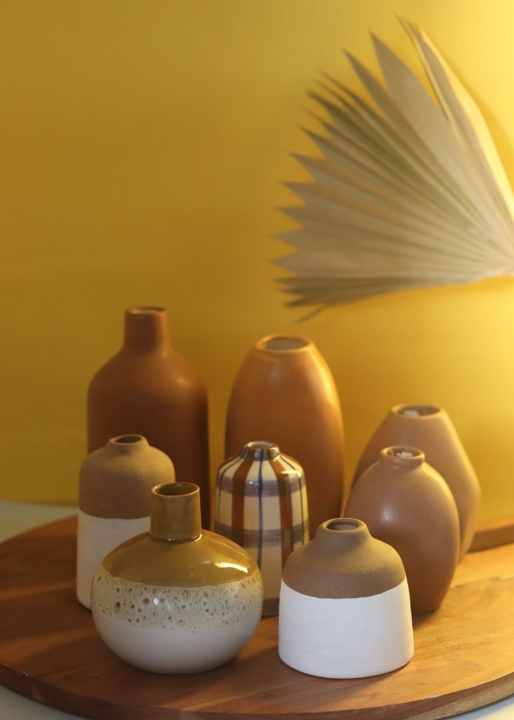 Set of 8 Serenity Vases handmade in india