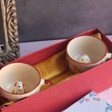 Dog & Duck mug in a Gift Box handmade in india