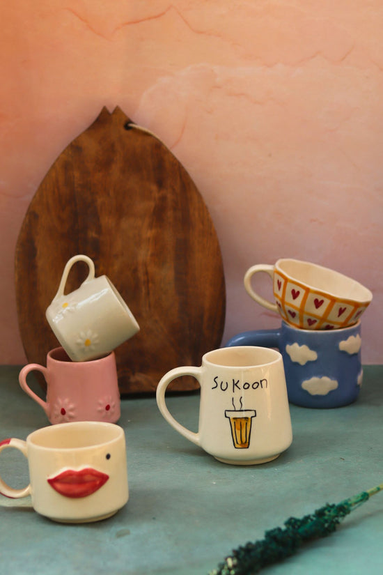 Set of 6 Aesthetic Brew Mugs (for the price of 5)
