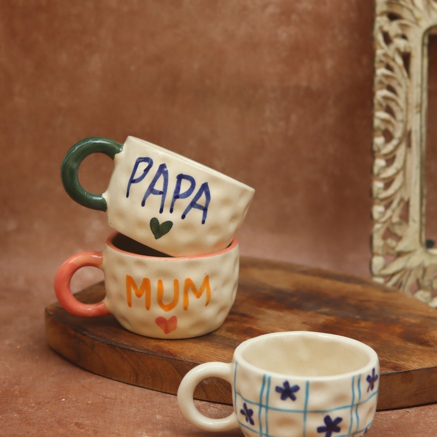 handmade Set of 3 - Sweet Sip Mugs combo