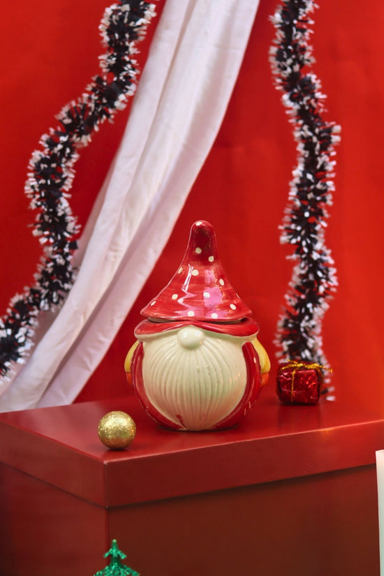 The Cutest Santa Jar in a Gift Box handmade in India