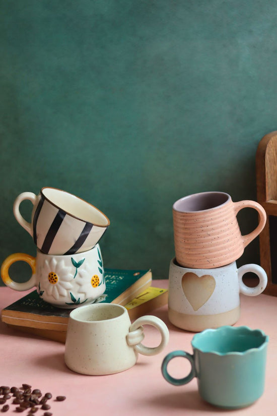 Set of 6 - Evergreen Elegance Mugs (for the price of 5) with premium quality material