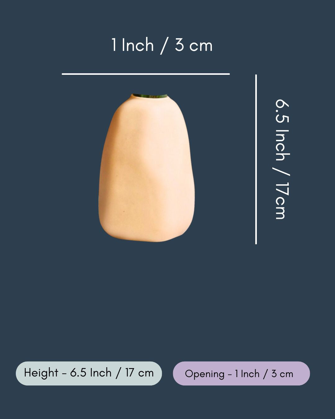 Misfit White Vase