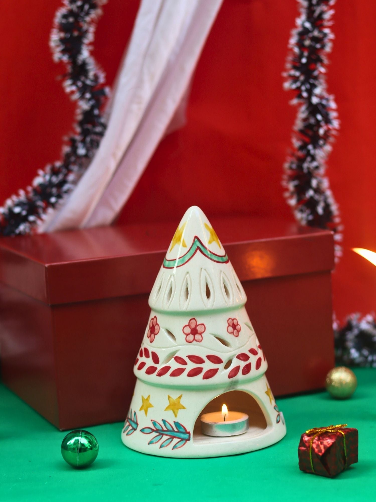 Santa's Light House in a Gift Box with premium quality material