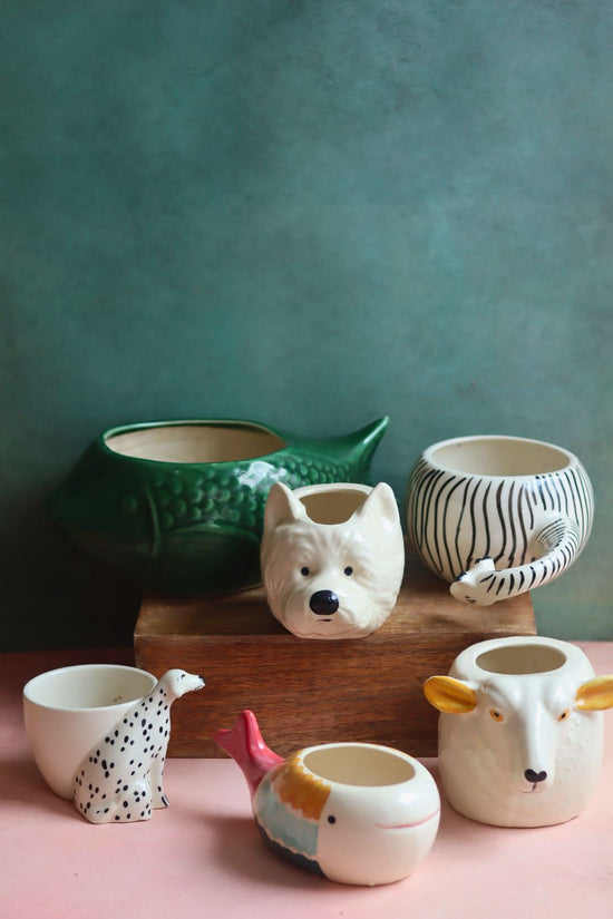 handmade Set of 6 Pinteresty Planters (for the price of 5)