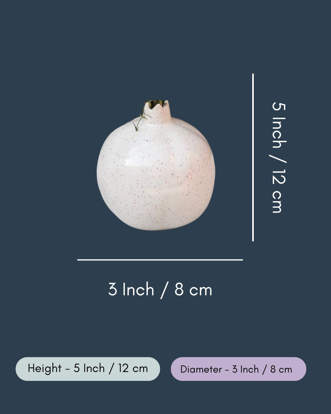Anar Vase - White