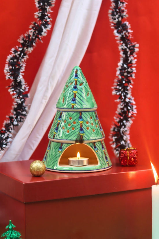 Christmas tree tea light Diffuser in a Gift Box with premium quality material