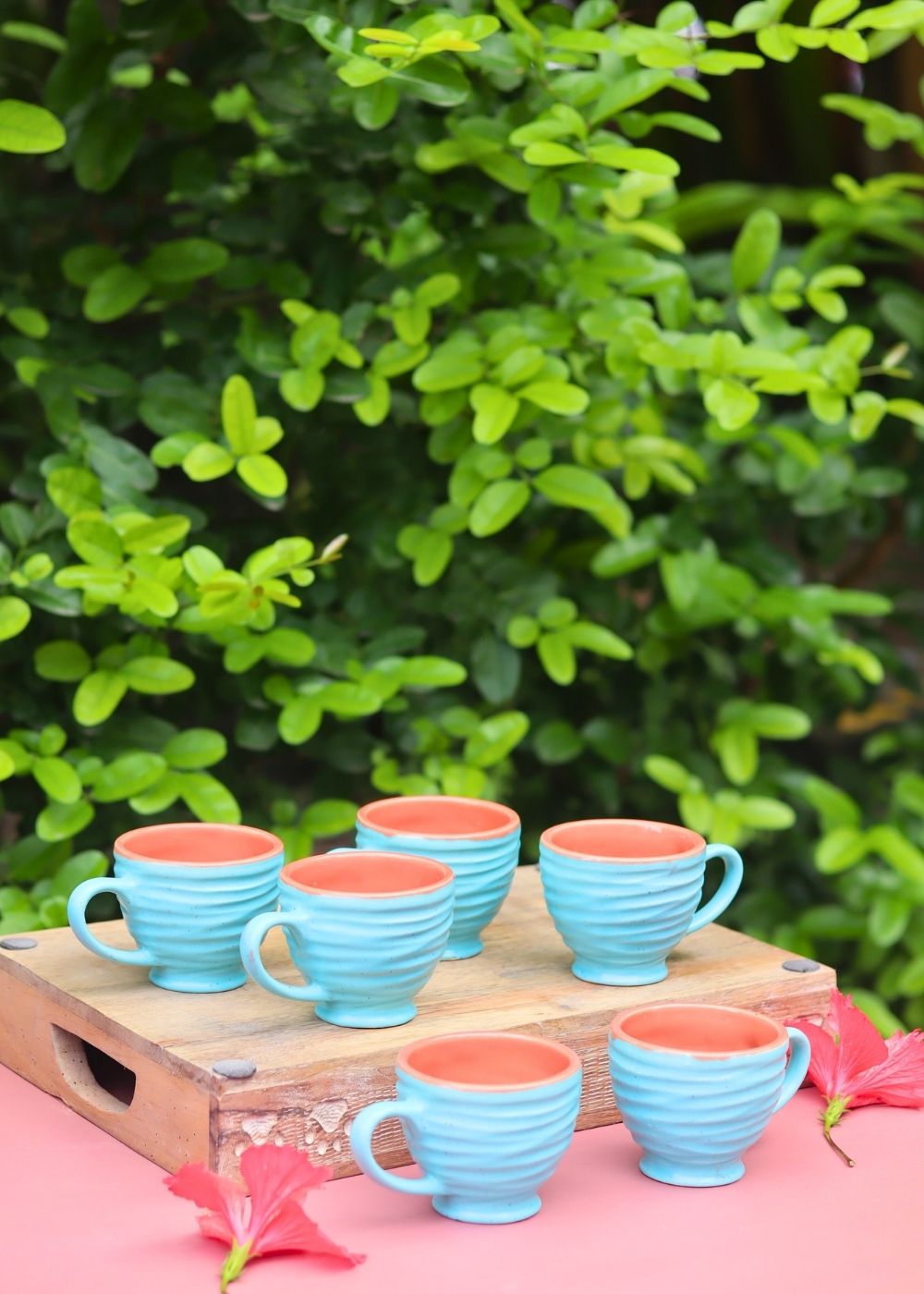 Set of 6 - Sky Torrent Chai Cup made by ceramic
