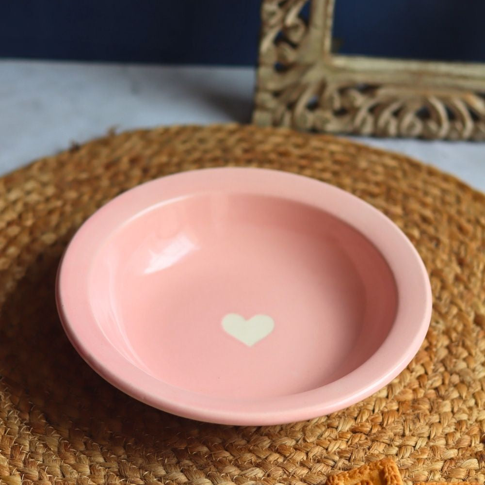 Handmade Heart Pasta Plate