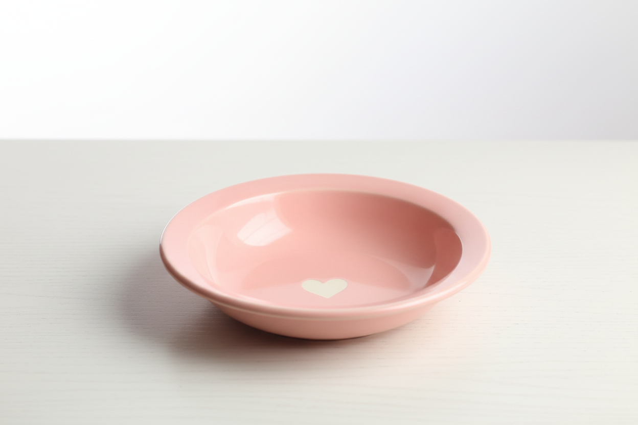 Heart Pasta Plate