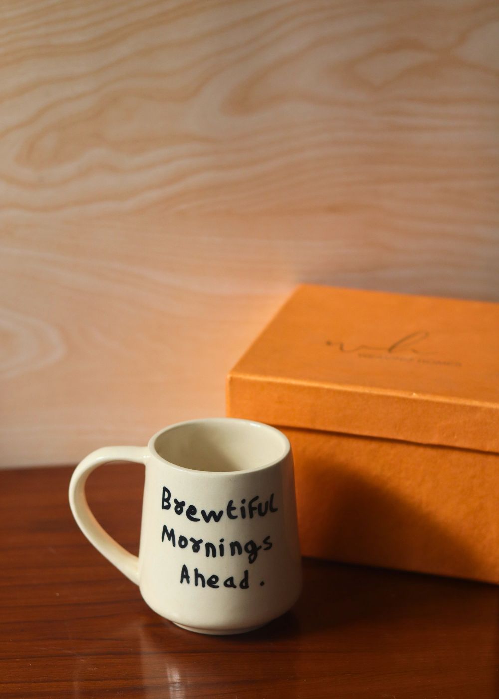 brewtiful morning mug with a gift box