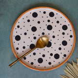 polka platter made by ceramic