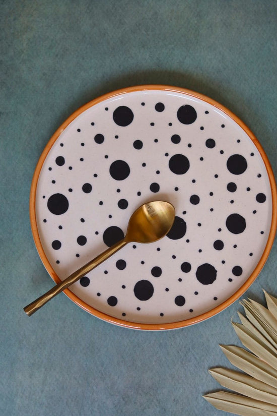 polka platter made by ceramic