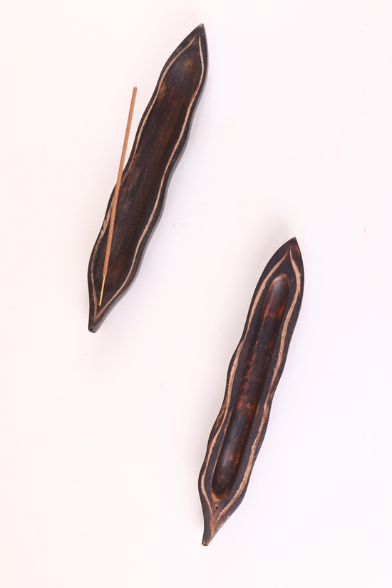 Handmade wooden insence holder 