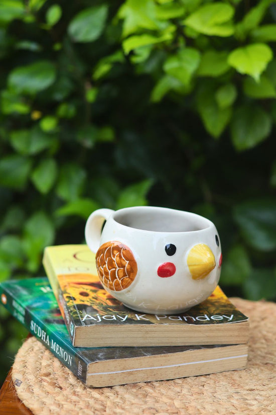 Birdie Mug made by ceramic