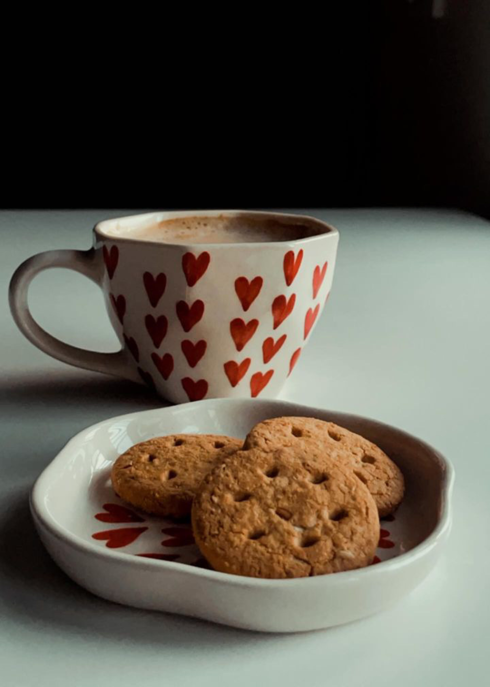 Heart Mug & All Heart Dessert Plate with premium quality material