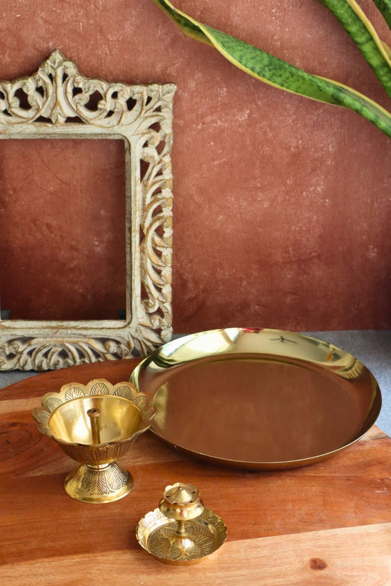 pooja thali with premium quality products 