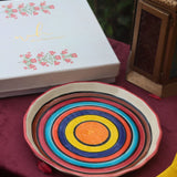 Rainbow Swirl Plate in a premium Gift Box for this festival