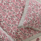 Pastel Floral Block Printed Bedsheet