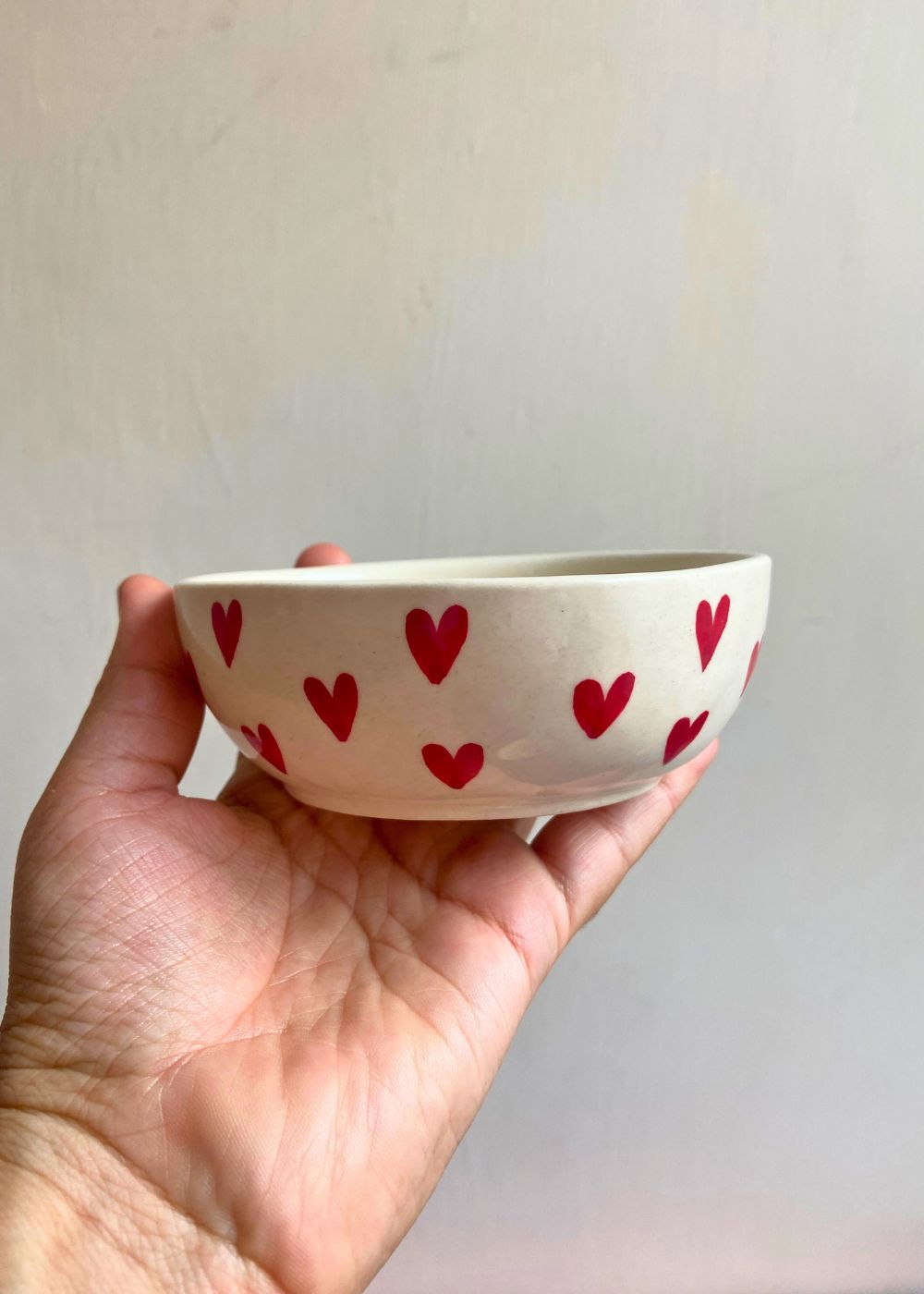 Handmade all heart bowl