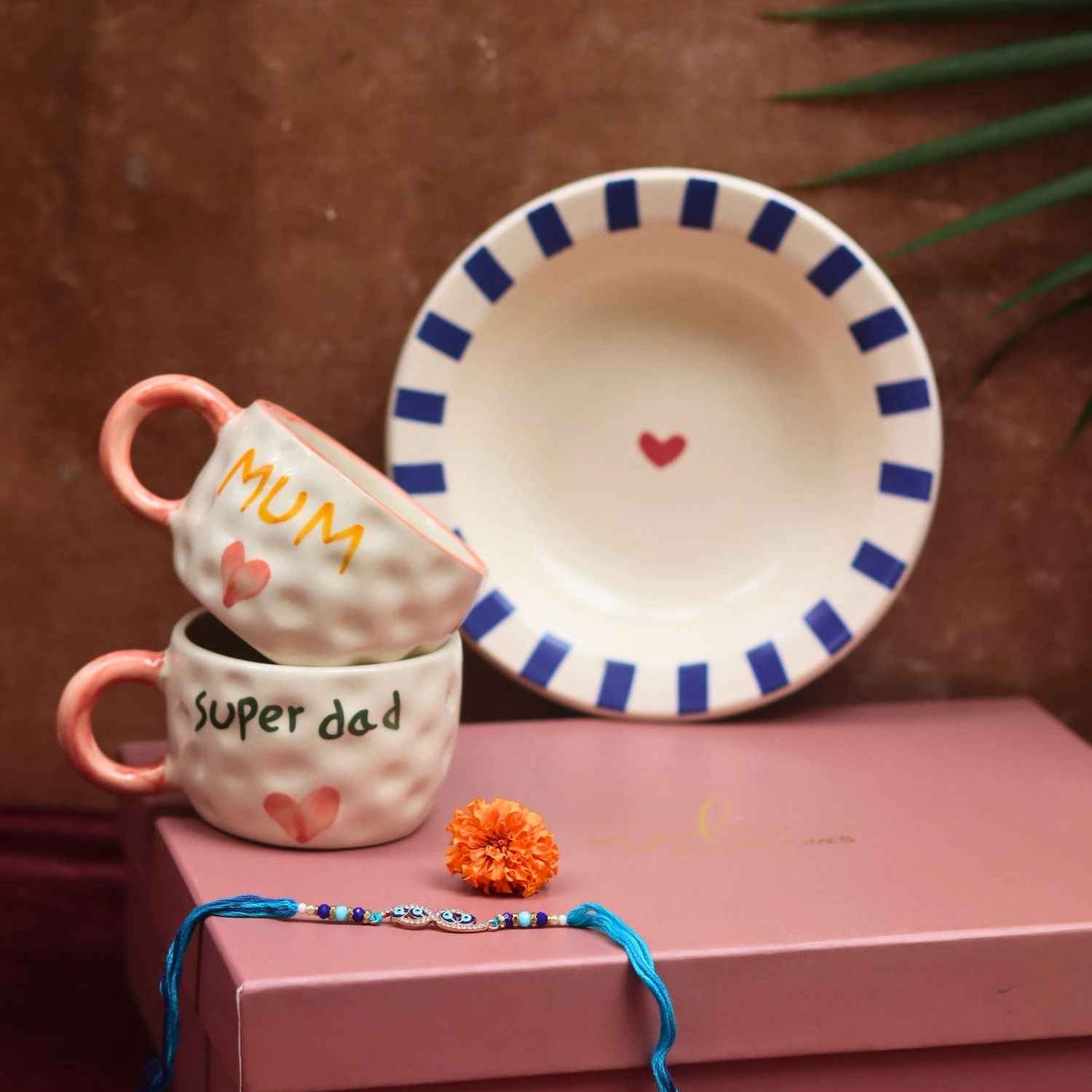 The Special Mum & Dad Luxe Rakhi Gift Hamper