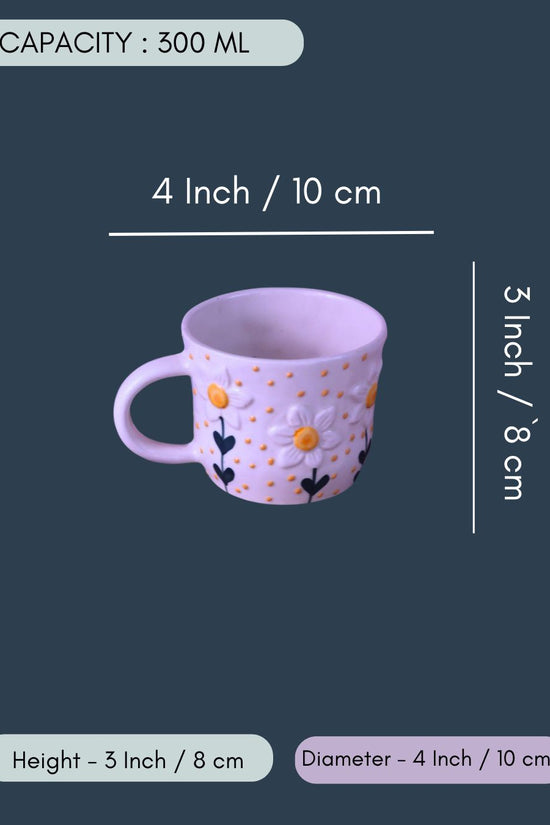 White Daisy Mug