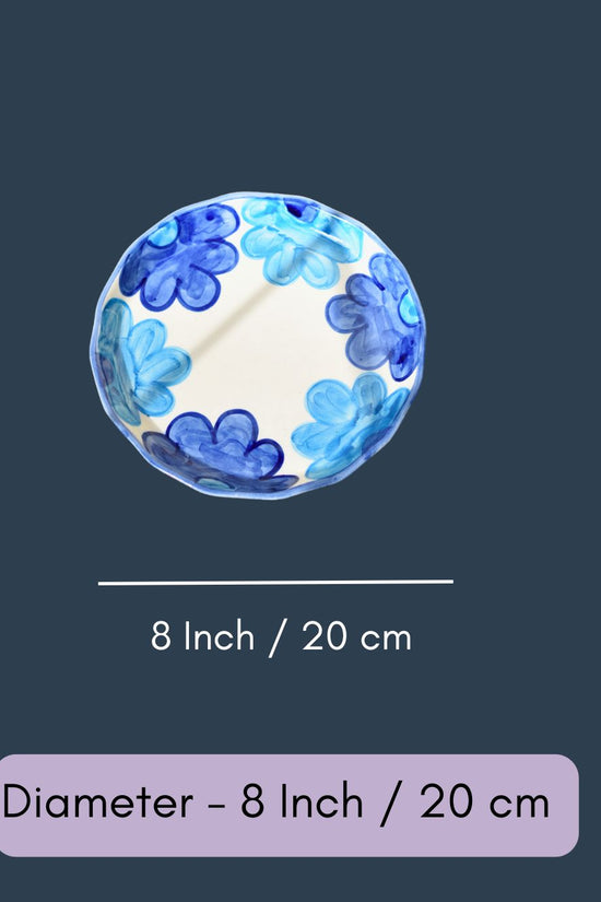 Blue Floral Plate in a Gift Box