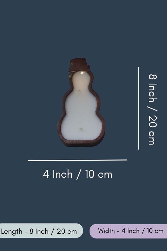 Snowman Soy Wax Candle