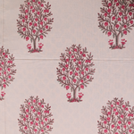 Anar trees print on a cotton bedsheet