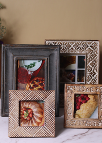handmade wooden photo frame 