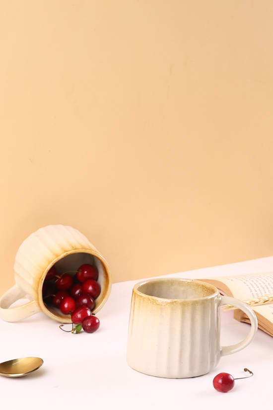 ceramic brown coffee mug