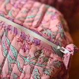 PInk floral bag small size