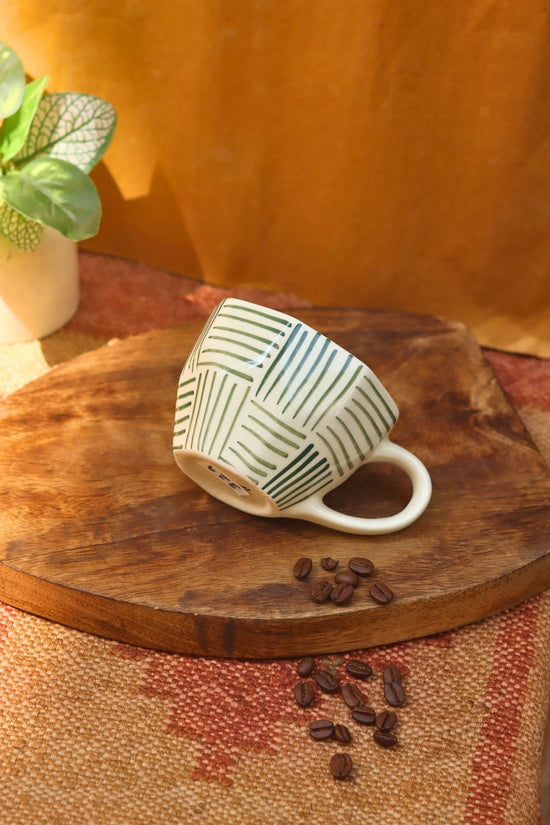 Green All Lines Mug with premium quality material