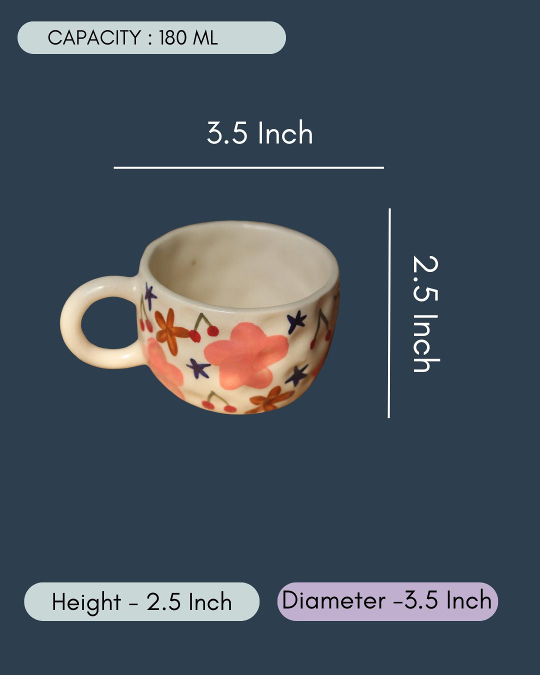 Bloom Mug with size & fit