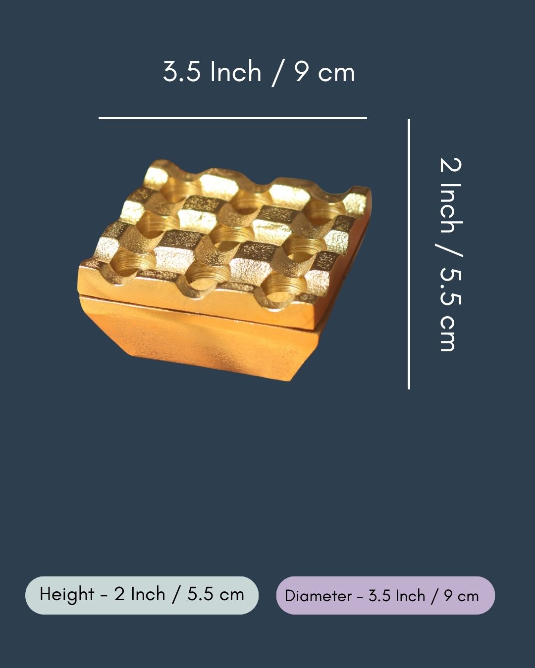 Amber Ashtray