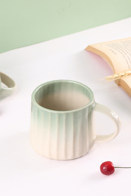 Green ombre mugs 