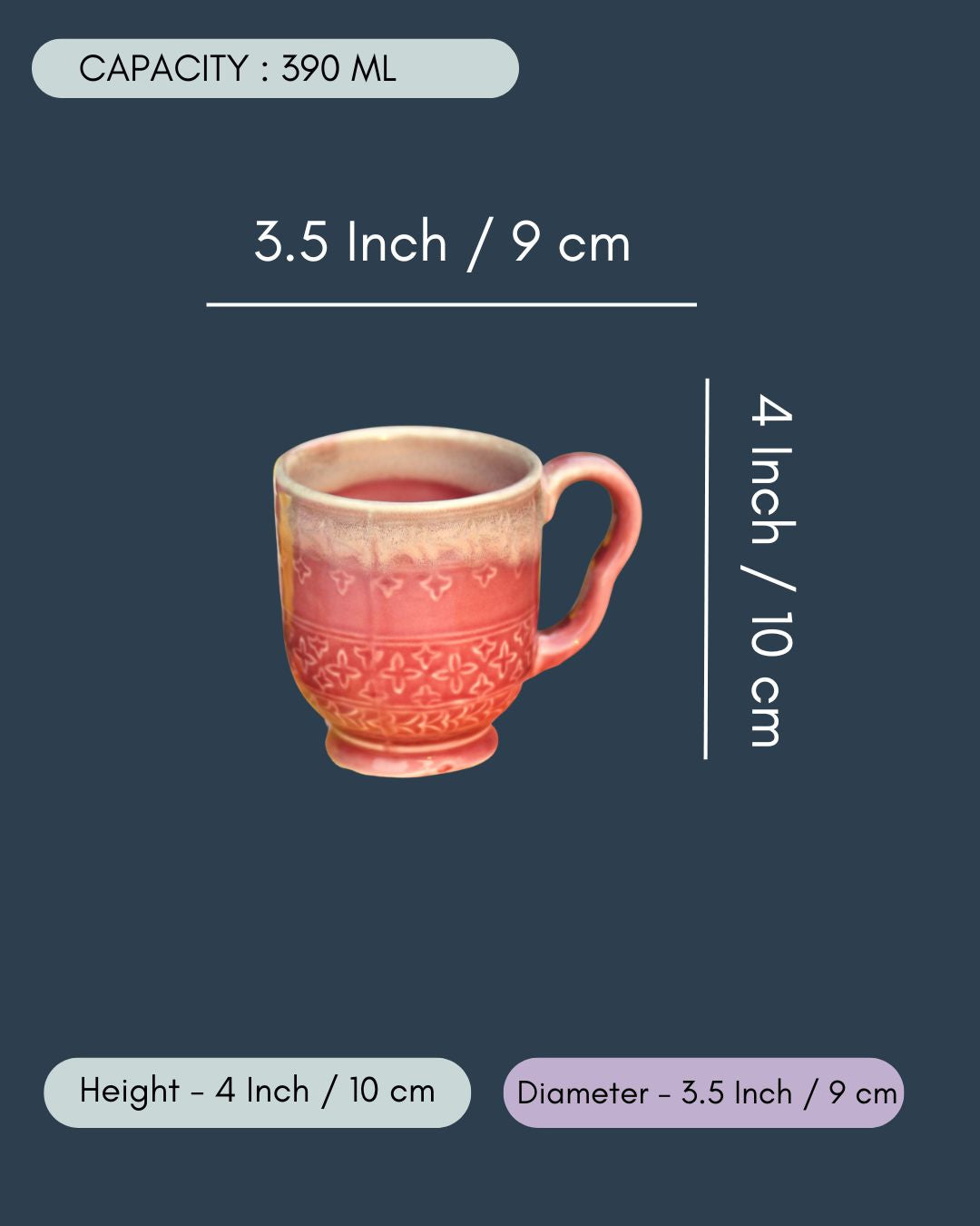 Big Magenta Coffee Mug