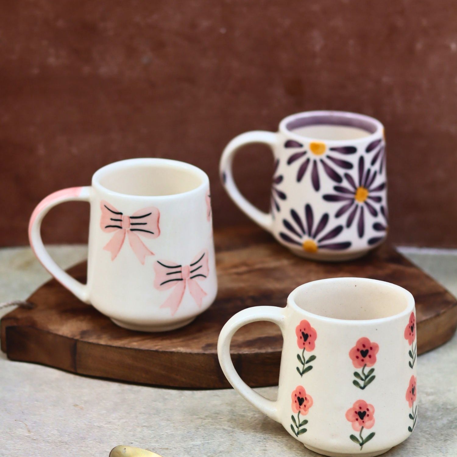 Set of 3 - Classic favourite Mugs combo made by ceramic