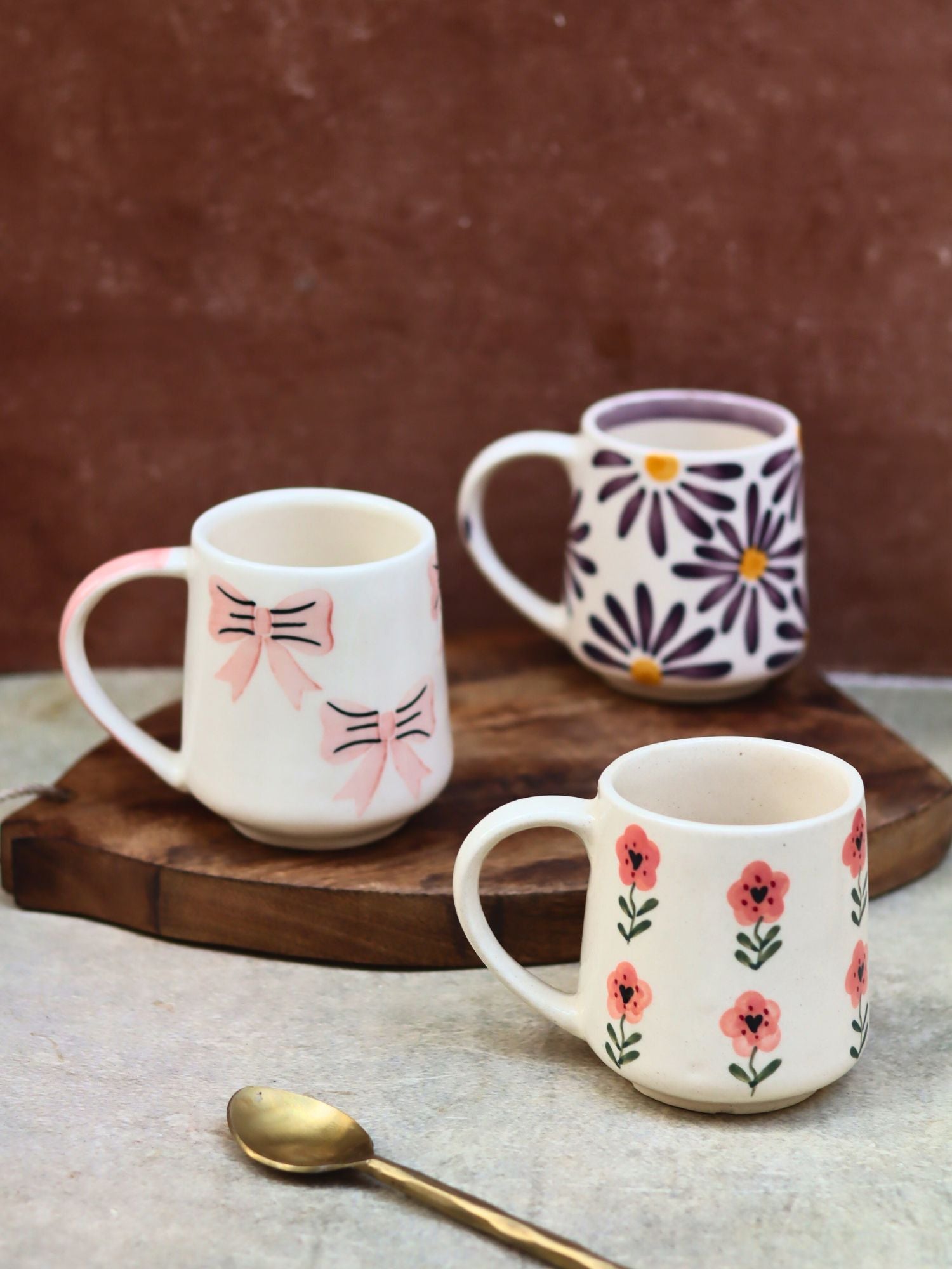 Set of 3 - Classic favourite Mugs combo made by ceramic