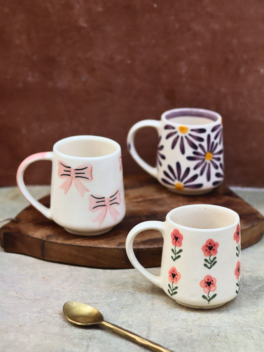 Set of 3 - Classic favourite Mugs combo made by ceramic