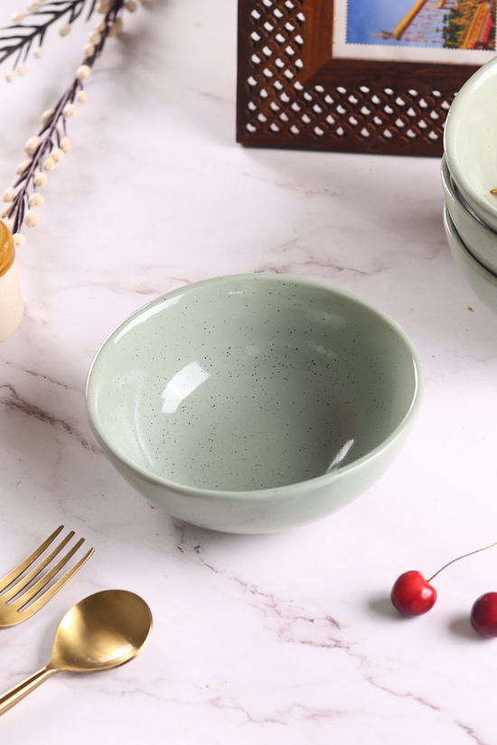 Dinnerware bowl sage green color 