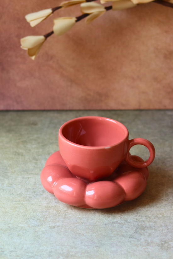 Ceramic cup & saucer