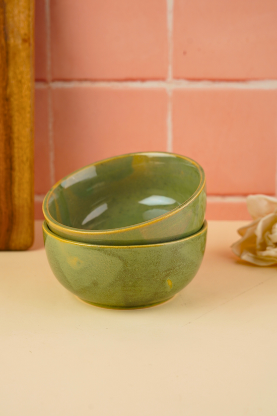 pistachio stoneware handmade in india 