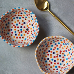 Mini colorfull polka bowls 